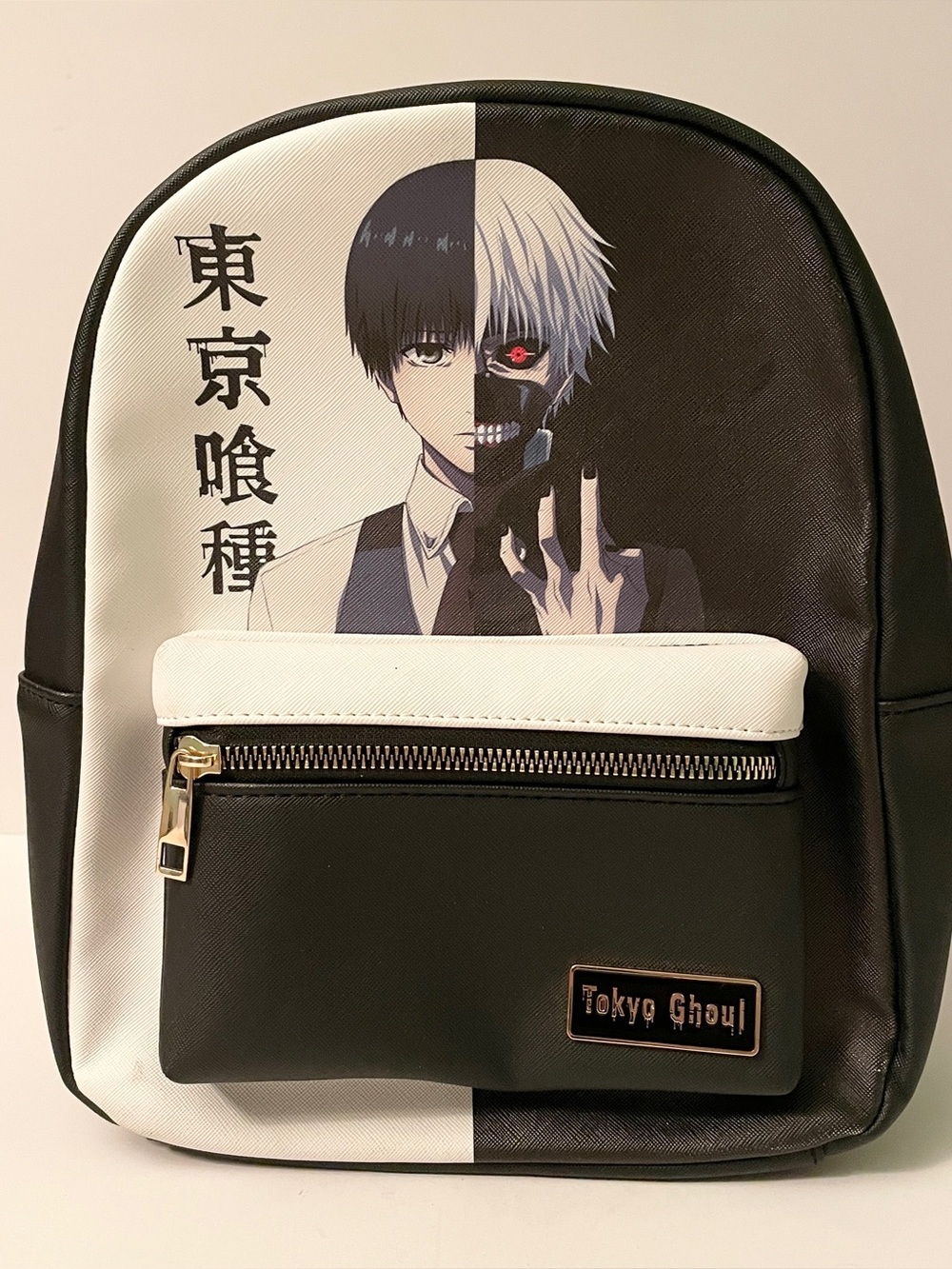Bioworld Tokyo Ghoul Ken Kaneki Split Face Mini Backpack Hot Topic Anime